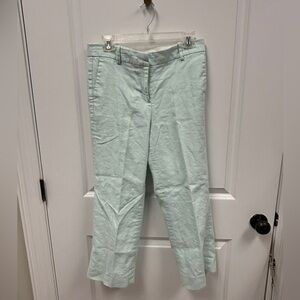 J. Crew Linen Capri trousers; Sz 8; Fully lined